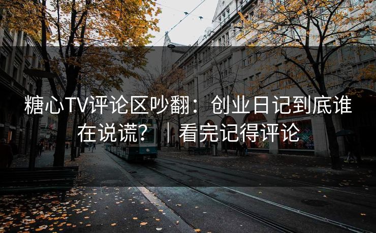 糖心TV评论区吵翻：创业日记到底谁在说谎？｜看完记得评论